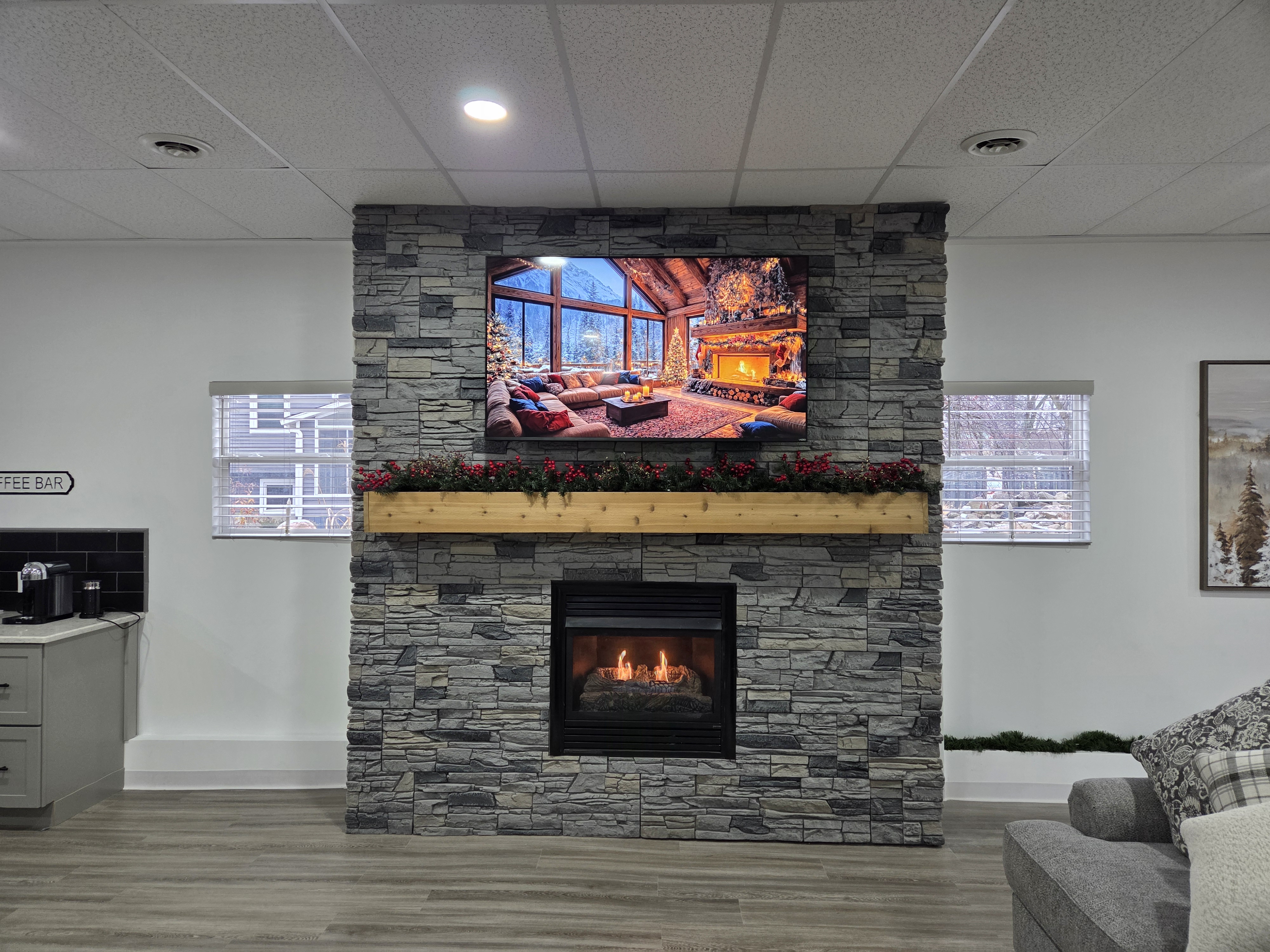 Fireplace Before and After